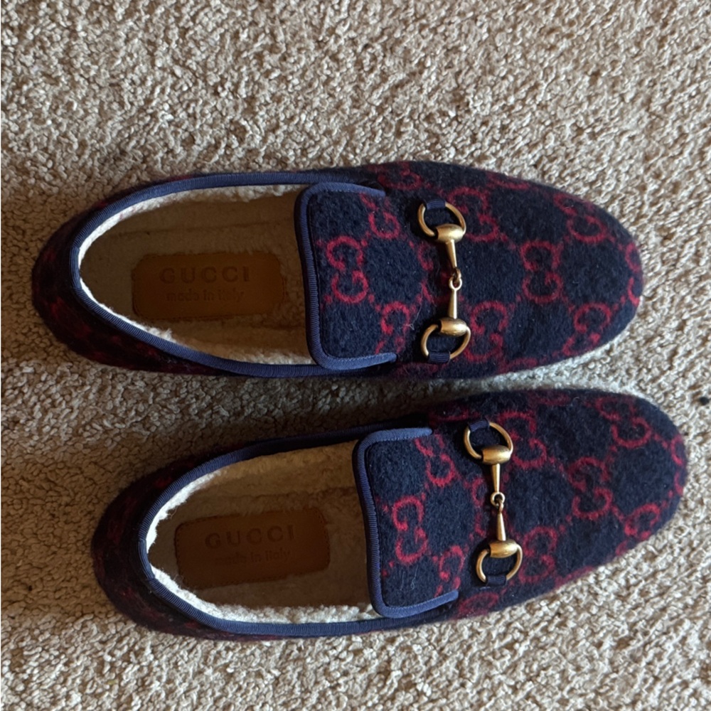 Gucci Shearling Lined Slippers